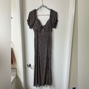 Urban outfitters midi dress with slit